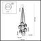 Подвесная люстра Odeon Light MUSSELS 5039/8