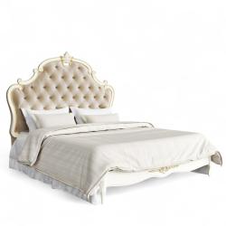 Кровать с мягким изголовьем 160*200 R536