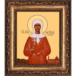 Александра Устюхина мученица. Икона на холсте.
