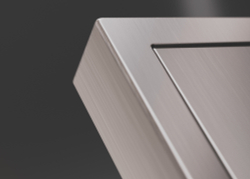 Накладка для розетки с заземлением, S70 Metal (никель)