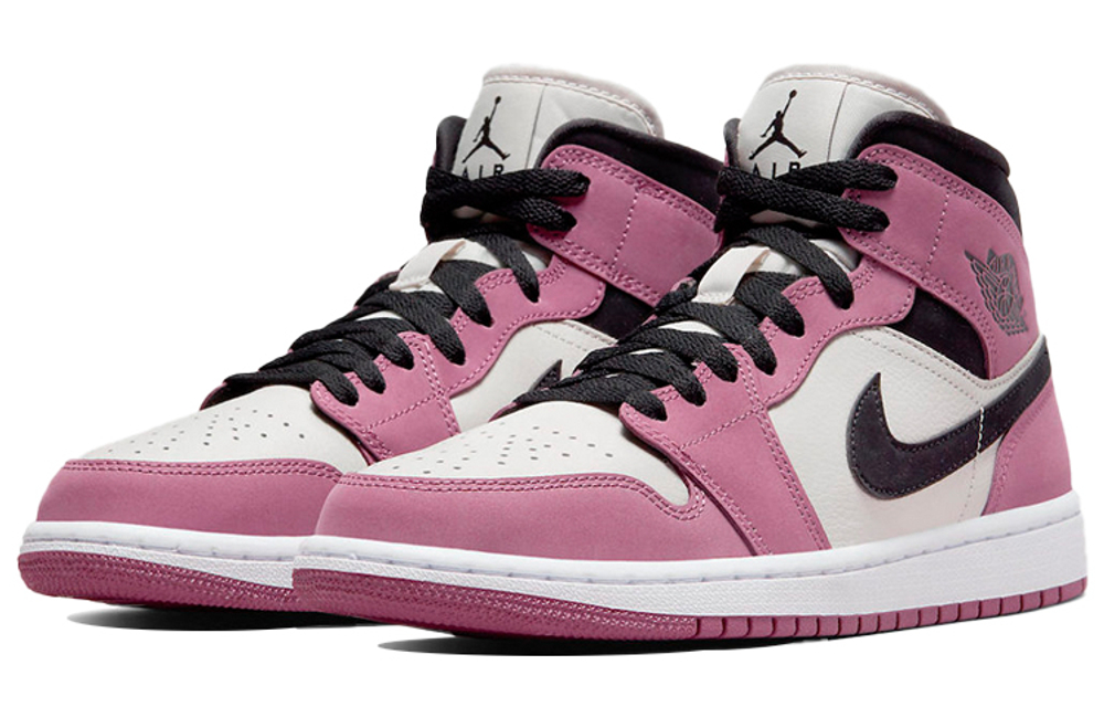 Air Jordan 1 Mid Se 'Berry Pink' Women's