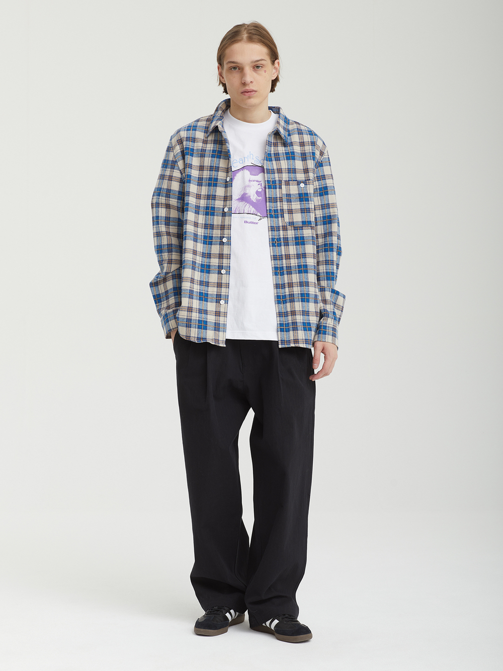 Мужская Рубашка Bear Flannel