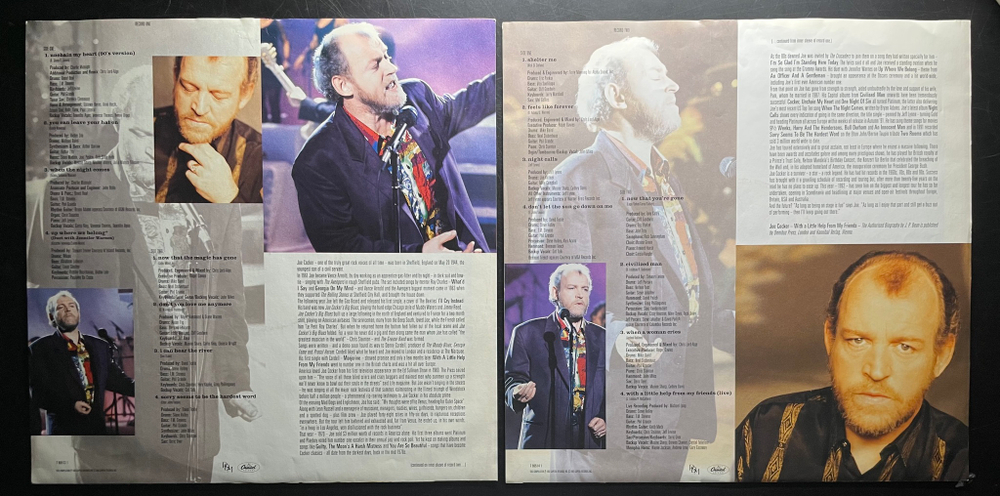 Joe Cocker - The Best Of Joe Cocker 2LP (Европа 1992г.)