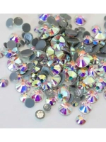 Стразы холодной фиксации стекло Crystal AB ss3-30