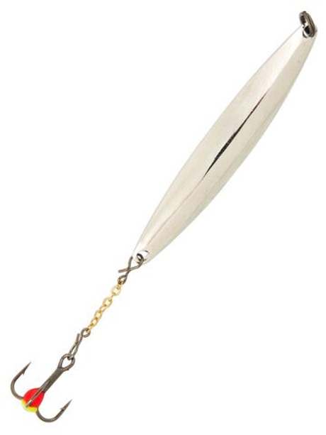 Блесна вертикальная зимняя LUCKY JOHN Nail Blade (цепочка, тройник), 65 мм, S