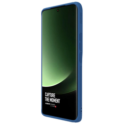 Чехол синего цвета усиленный от Nillkin для Xiaomi 13 Ultra, серия Super Frosted Shield Pro
