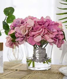Лиловые гортензии с бутонами роз, Cote Noire