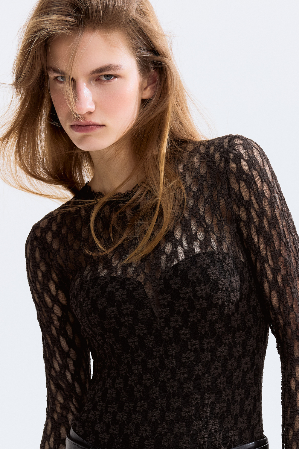 Боди-стринги с имитацией кружева - H&M