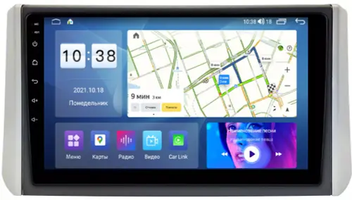 Магнитола для Mitsubishi Xpander, Xpander Cross (рамка под 9") - Parafar PF331UHD на Android 13, Быстрая, QLED, CarPlay, 4G SIM-слот