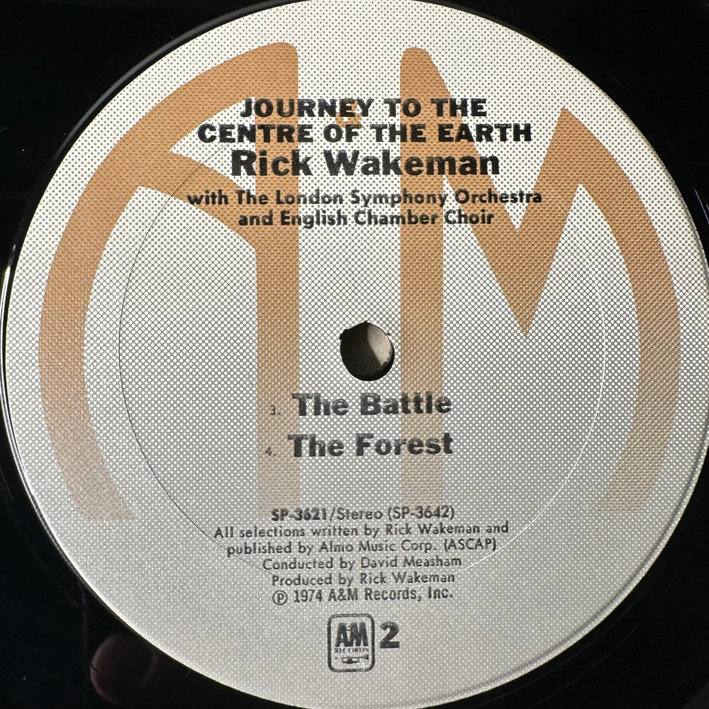 Rick Wakeman ‎– Journey To The Centre Of The Earth (США 1974г.)