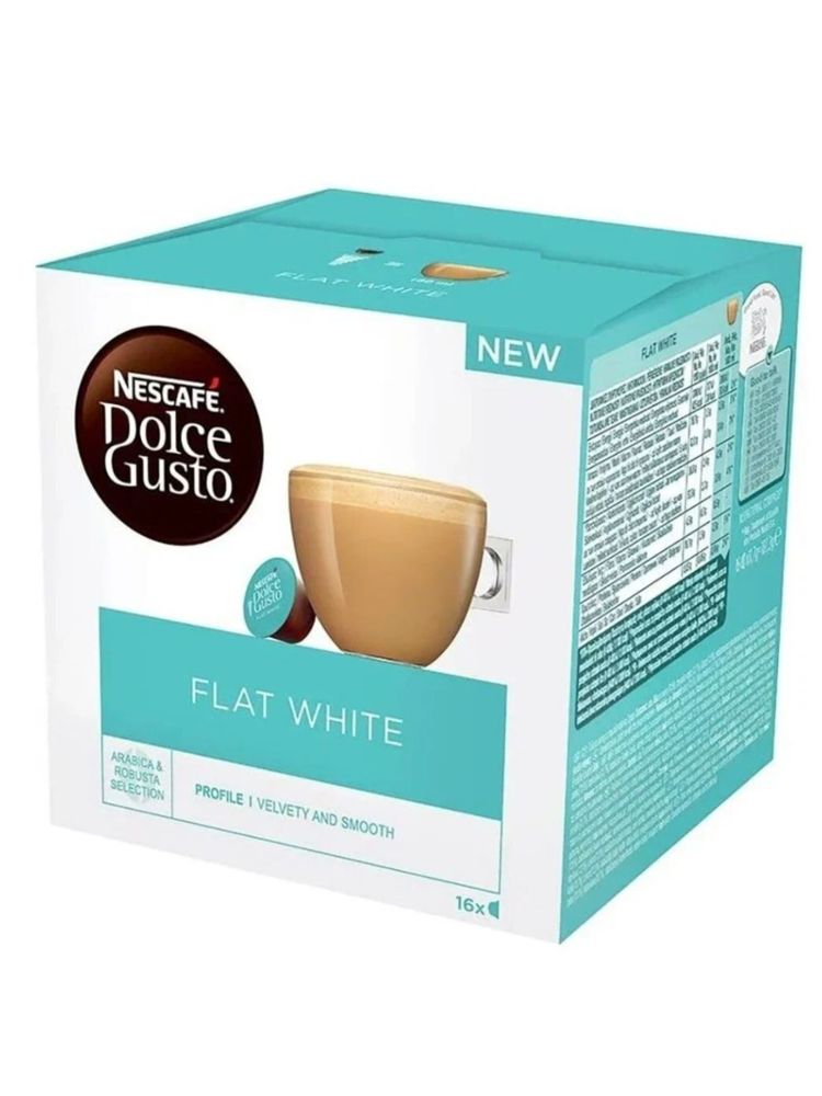 Кофе в капсулах Nescafe Dolce Gusto Flat White 16 шт x 3 уп