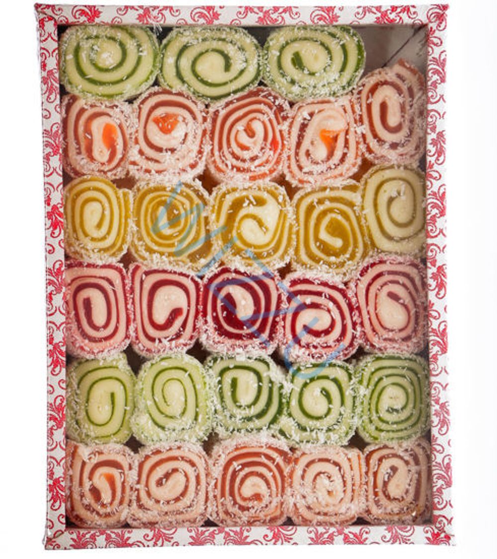 Рахат-лукум Ролл Султан ассорти 700 г Арт.07РЛ26