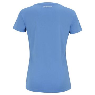 Женская теннисная футболка Tecnifibre Team Tech Tee - небесный