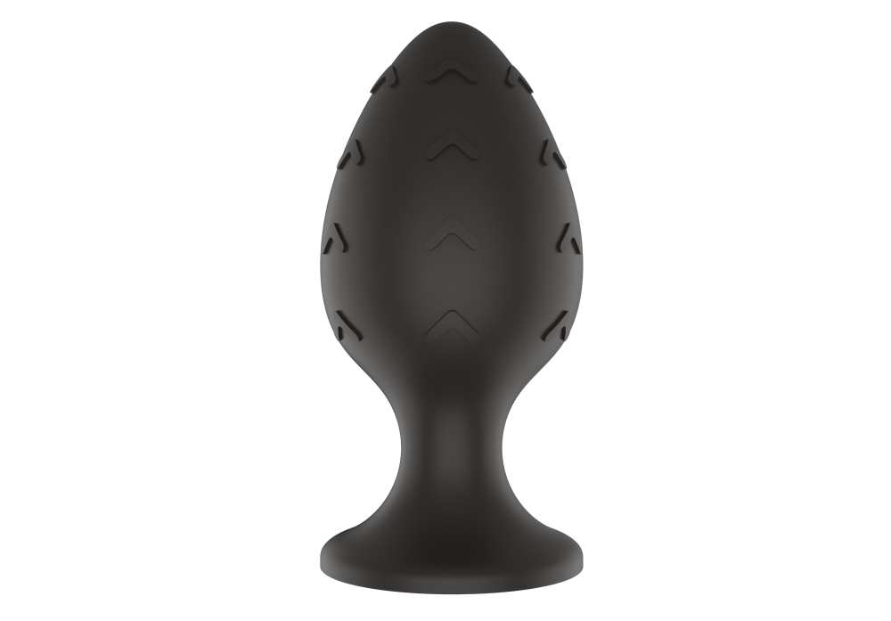Силиконовая анальная пробка черная M (6.7*3.5cm) 3302-02