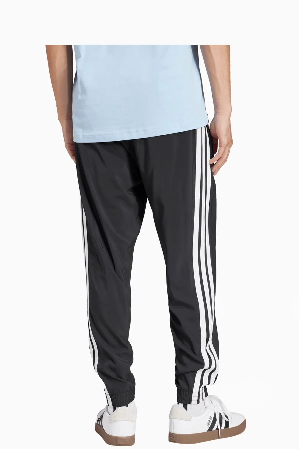 Штаны adidas Essentials 3-Stripes Woven - черный