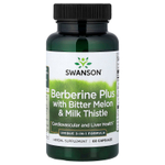 Swanson Vitamins, Berberine Plus с горькой дыней и расторопшей, 60 капсул