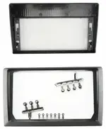 Магнитола в отсек 2DIN 180x100мм (рамка 9) - FarCar S500+TS10 монитор 12.3" 2K QLED на Android 14, Быстрая, CarPlay, 4G SIM-слот