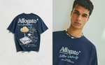 Мужская футболка relaxed fit с принтом, арт. 2585/071 - BERSHKA