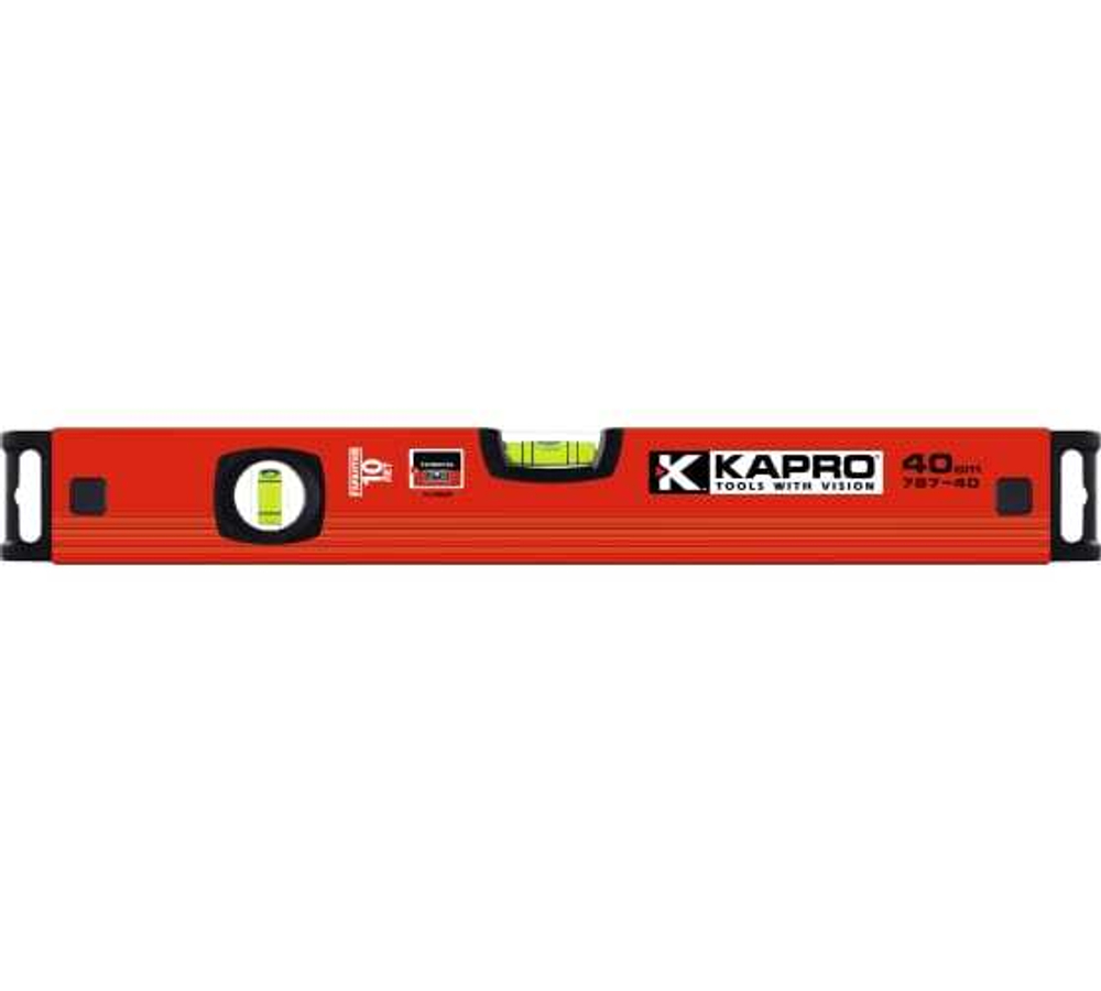 УРОВЕНЬ СТРОИТЕЛЬНЫЙ KAPRO 2 КОЛБЫ 40СМ 787-40-40