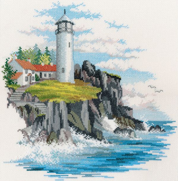 Набор для вышивания нитками Derwentwater Designs, Storm Point, 29,5х30 см