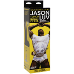 Коричневый фаллоимитатор-реалистик Signature Cocks Jason Luv со съемной присоской - 25,4 см. (Цвет: коричневый)