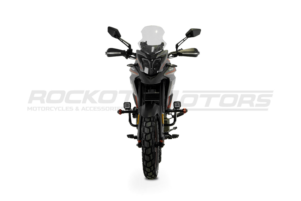 Мотоцикл турэндуро ROCKOT DAKAR (серый/красный)