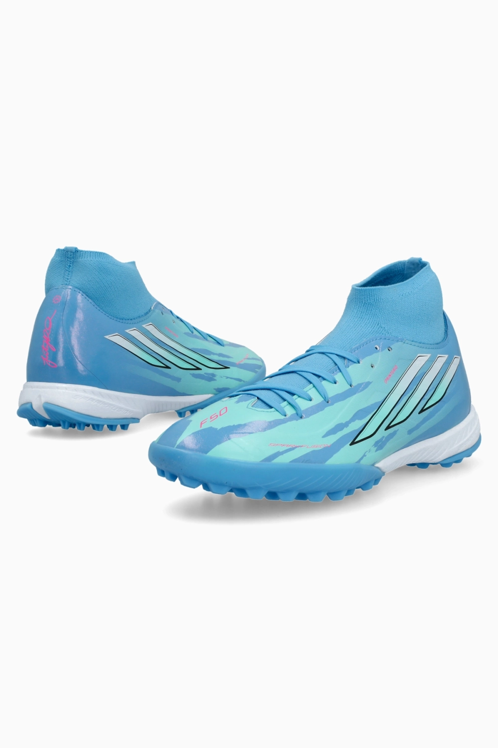 Сороконожки adidas F50 League Sparkfusion Mid Trinity Rodman TF для женщин - синий