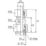 Соединение PNF DS14 42х2 B4 (в сборе)