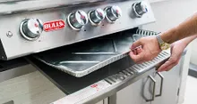 Встраиваемый газовый гриль Bull Angus, 5 горелок, вертел