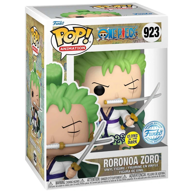Фигурка Funko POP! Animation One Piece Roronoa Zoro (With Swords) (GW) (Exc) (923) 82164