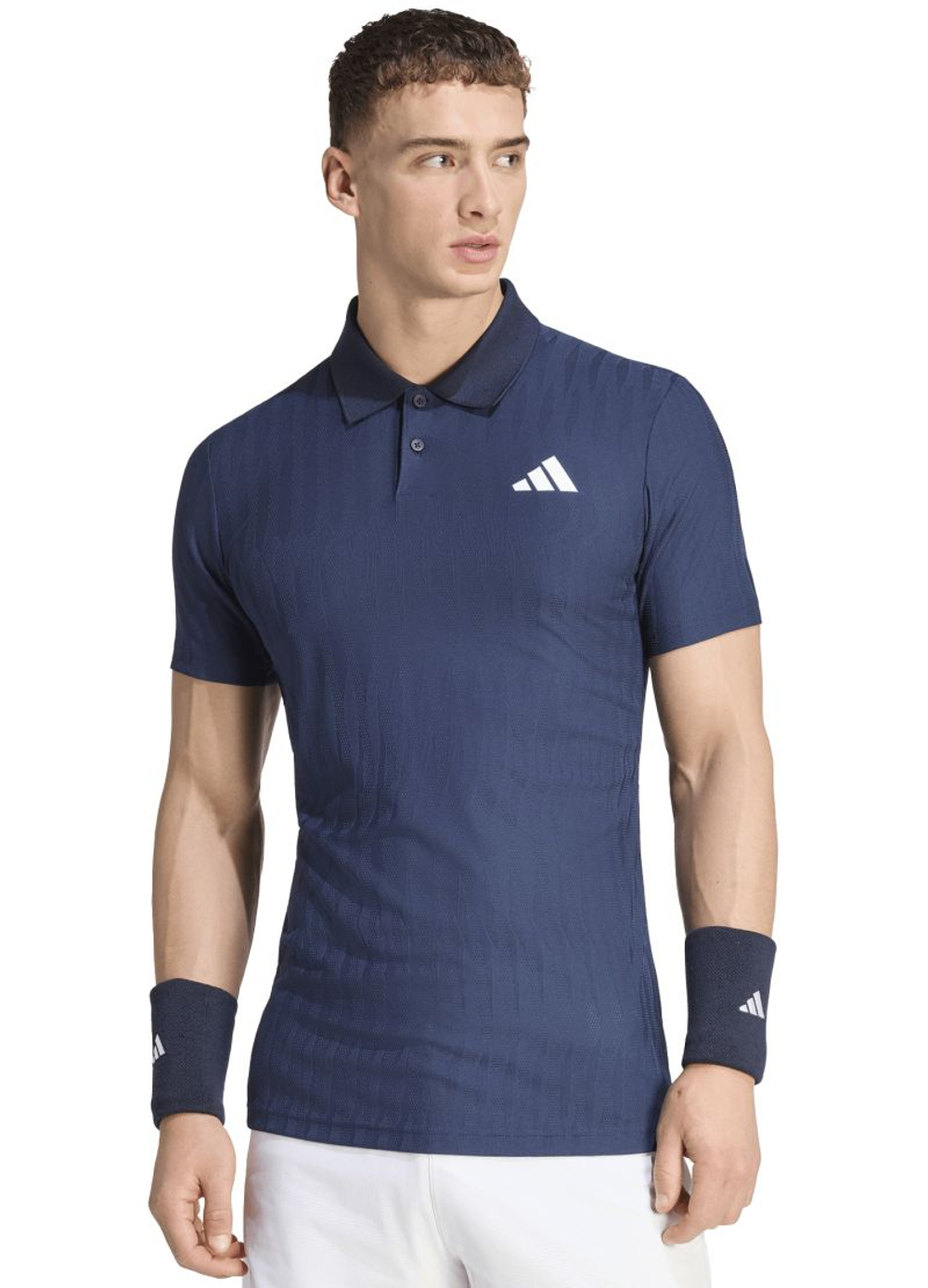 Теннисное поло Adidas Climacool+ Airchill Freelift - legend ink