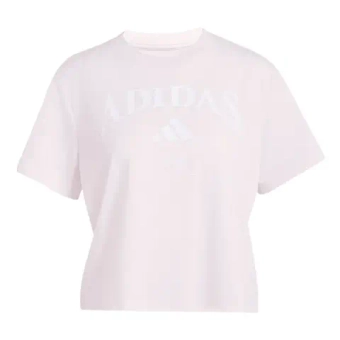 Женская теннисная футболка Adidas Heritage Tennis Graphic - distant pink