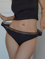 Эластичные трусики-бразилиана Brasilian Trim Flexie Adapt (Размер: S-M-L) (Цвет: терракотовый)