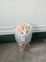 Букет из одноголовой пионовидной розы 9 шт