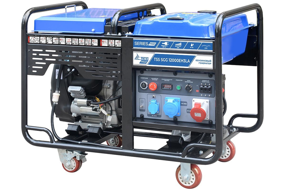Бензогенератор TSS SGG 12000EH3LA в кожухе МК-2.1