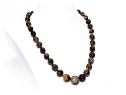 Бусы из янтаря натурального, длина 53 см, янтарь от 8 до 12 мм. Бусы из натуральных камней ручной работы из Калининграда