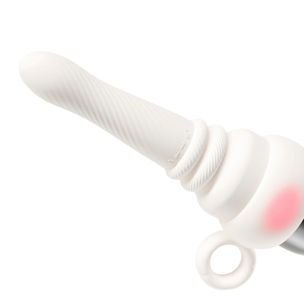 Портативная секс-машина 24,7см с управлением через приложение BeYourLover Release Moji Thrusting Dildo Machine VP757A