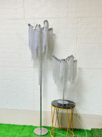 Floor design lamp Stream by Terzani (Silver)