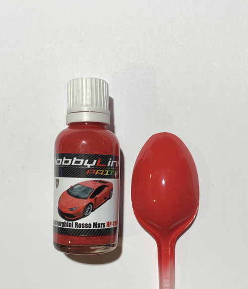 Краска лаковая HobbyLink Lamborghini Rosso Mars HP-1106