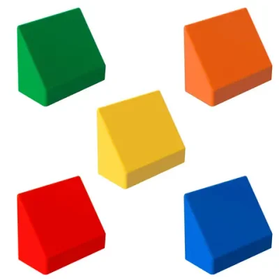 Элемент наклонный 9x4,5x7,5 см для конструктора 7,5"