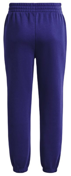 Женские теннисные брюки Under Armour Women's UA Essential Fleece Joggers - sonar blue/white