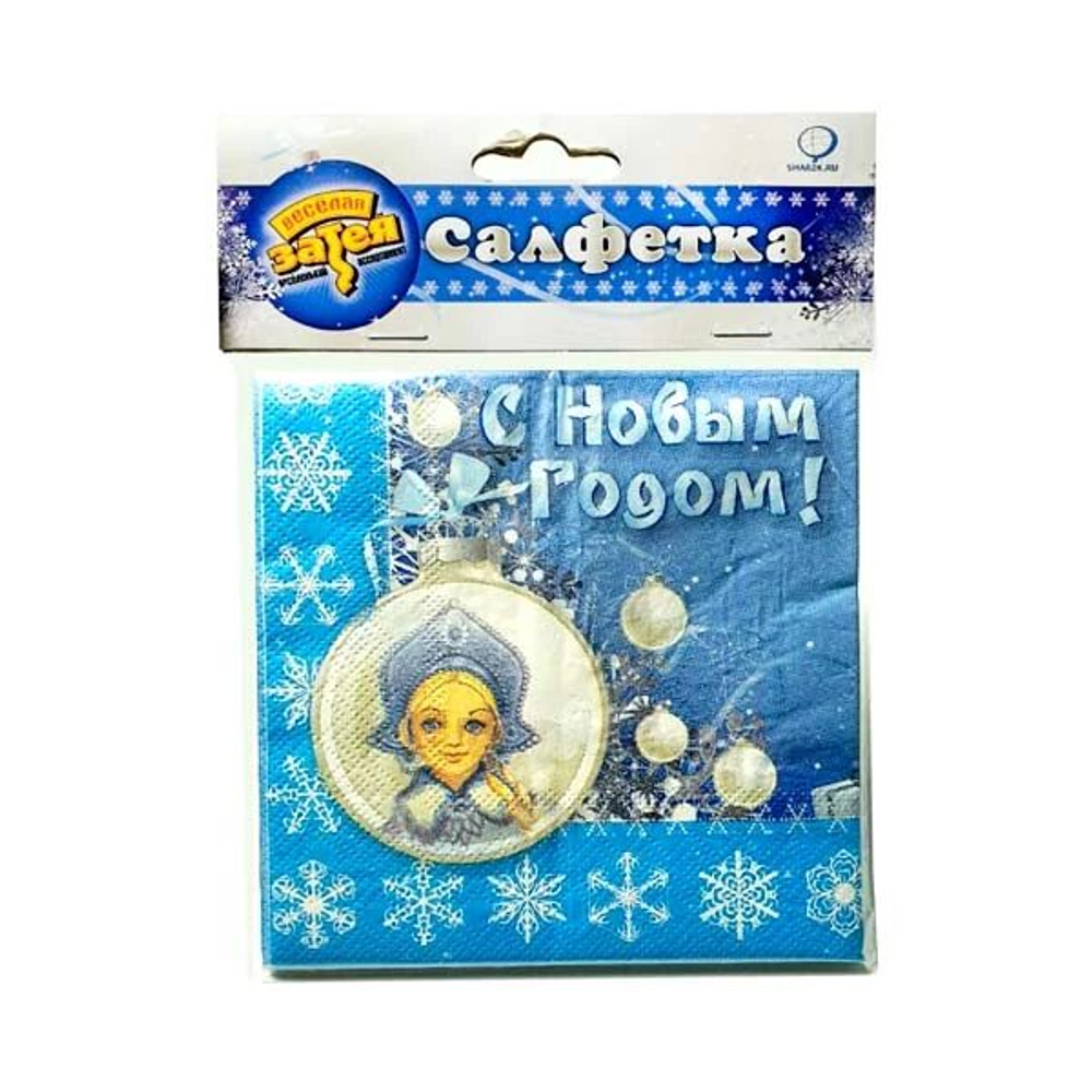 Салфетки НГ Зимняя Сказка, 25 см, 12 шт
