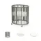 Комплект 3 в 1 люлька Stokke Sleepi Mini V3 Hazy Grey