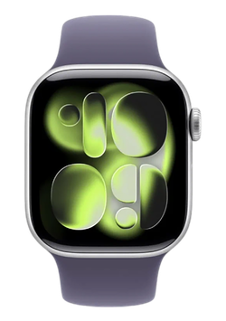 Умные часы Apple Watch Series 11 GPS 42 мм, Silver Aluminium, Purple Fog Sport Band, S/M
