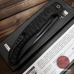 Складной нож НОКС Аватар М Red-Black 334-709404 на подшипниках c клинком из стали D2, рукоять G10