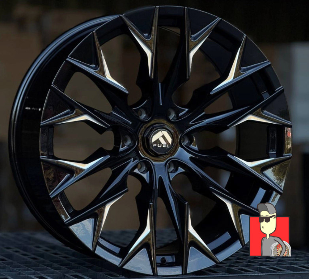 Комплект дисков Fuel Flame 22x10 et18 6x139.7