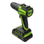 Дрель-шуруповерт акк. Greenworks DD345, 24V, б/щет, 27/45 Нм,13мм,1х2Ач,ЗУ,кор (3708307CUA)