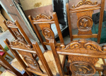Старинные стулья с ротангом 2 шт