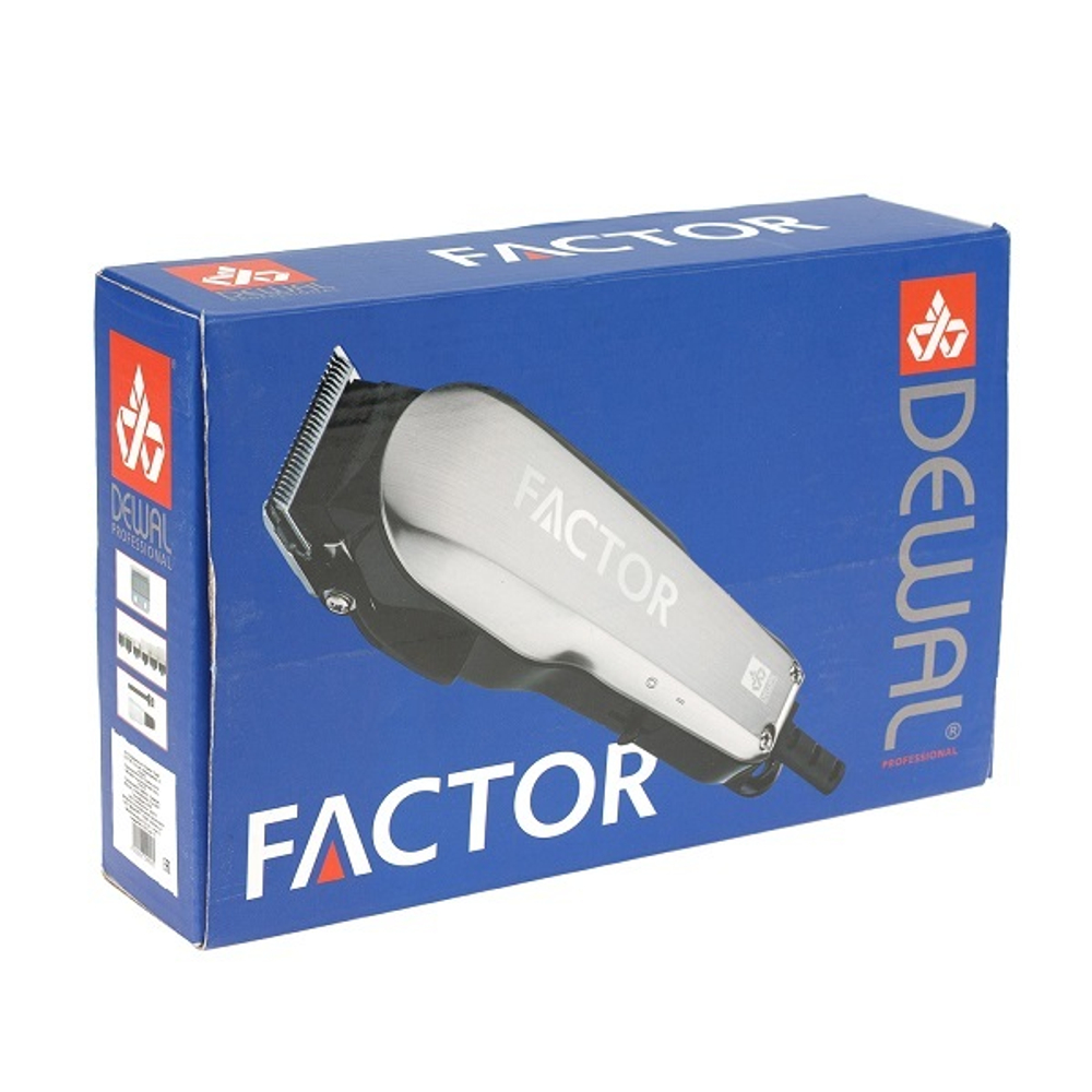 Машинка для стрижки сетевая белая Dewal Factor