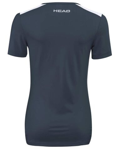 Футболка для девочки теннисная Head Club 22 Tech T-Shirt - navy